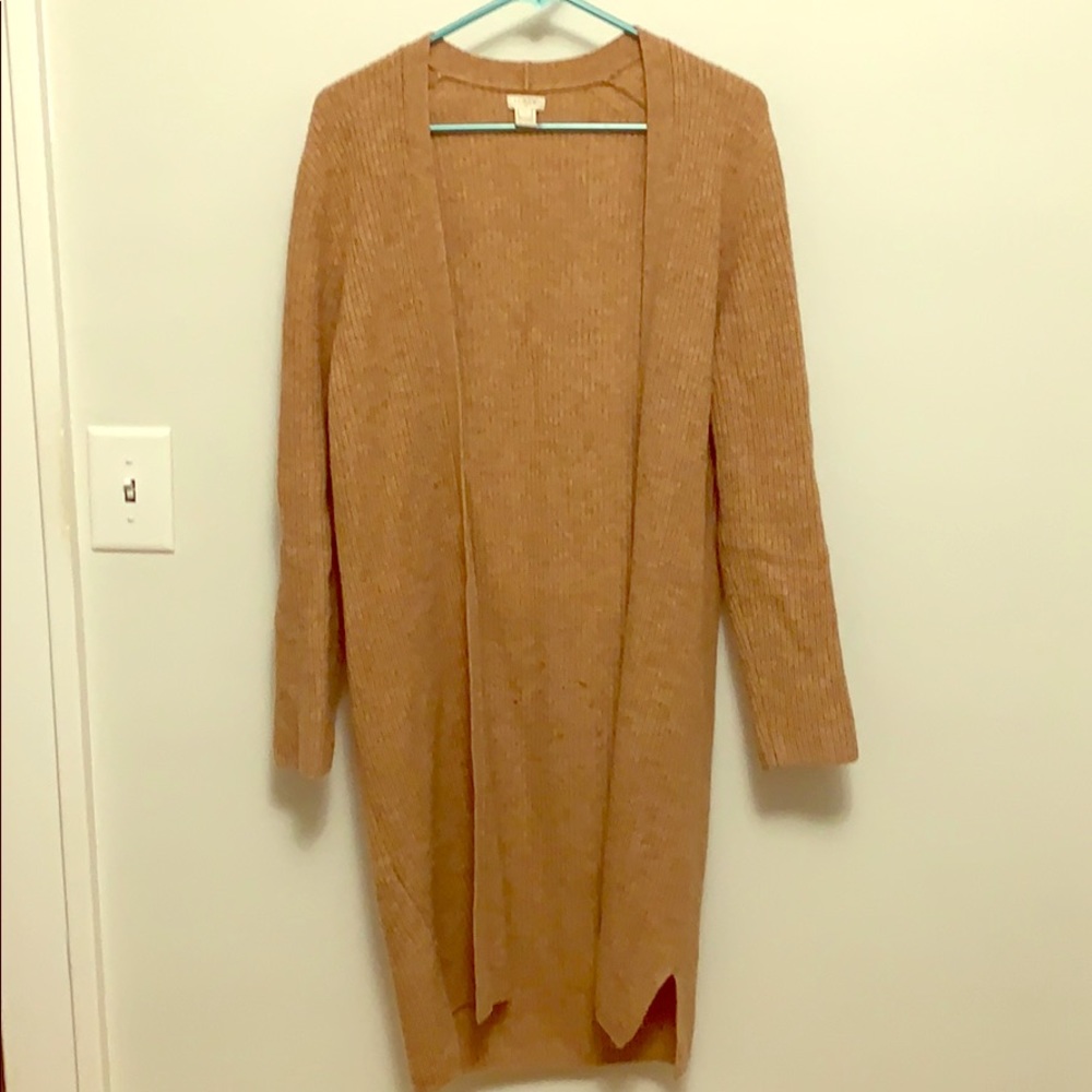 J Crew Factory Car-Coat Sweater